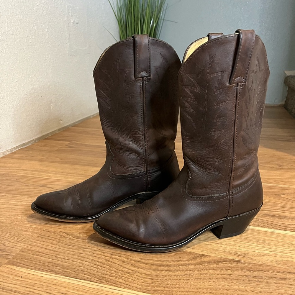 Durango western boots RD4112 women’s size 9m brown pointed toe with heal
